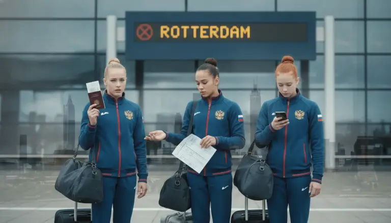 Trei gimnaste ruse, printre care două campioane olimpice, nu participă la Mondialele de la Rotterdam din cauza lipsei vizelor.