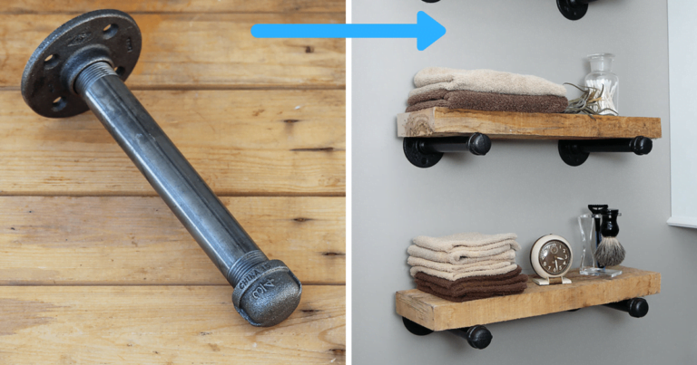 Cum să vă faceți propriul raft industrial. O idee genială!