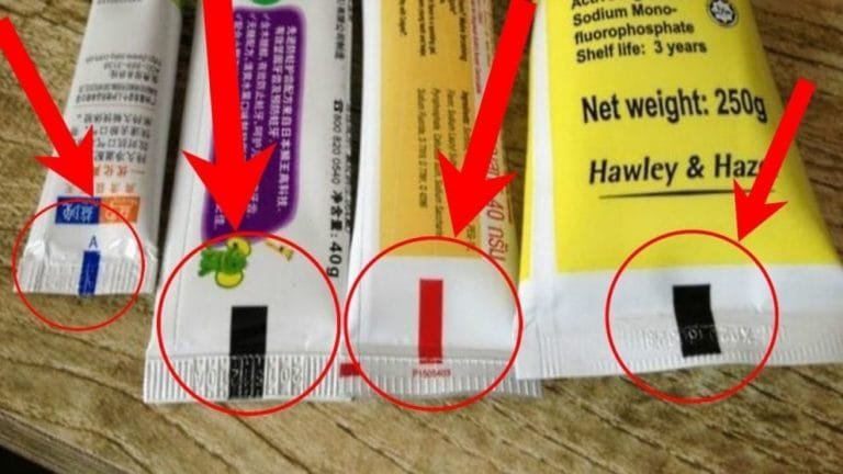 Atunci când cumpărați pastă de dinți, dați atenție culorii pătratului de pe tub!