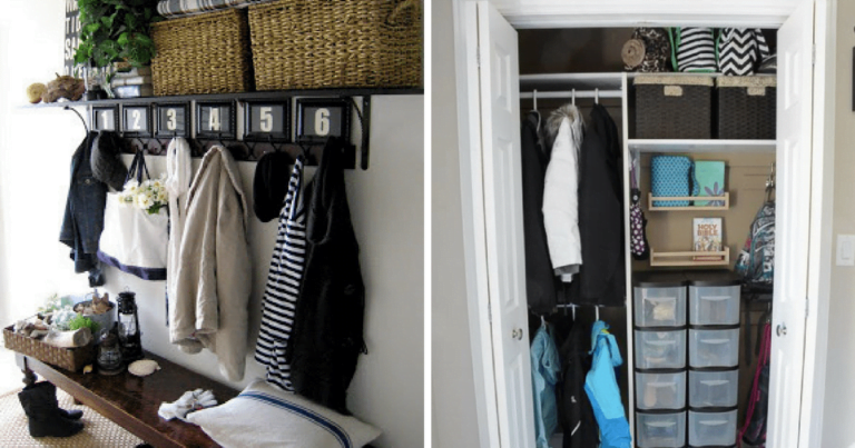 15 idei creative de depozitare a lucrurilor la intrarea în casă